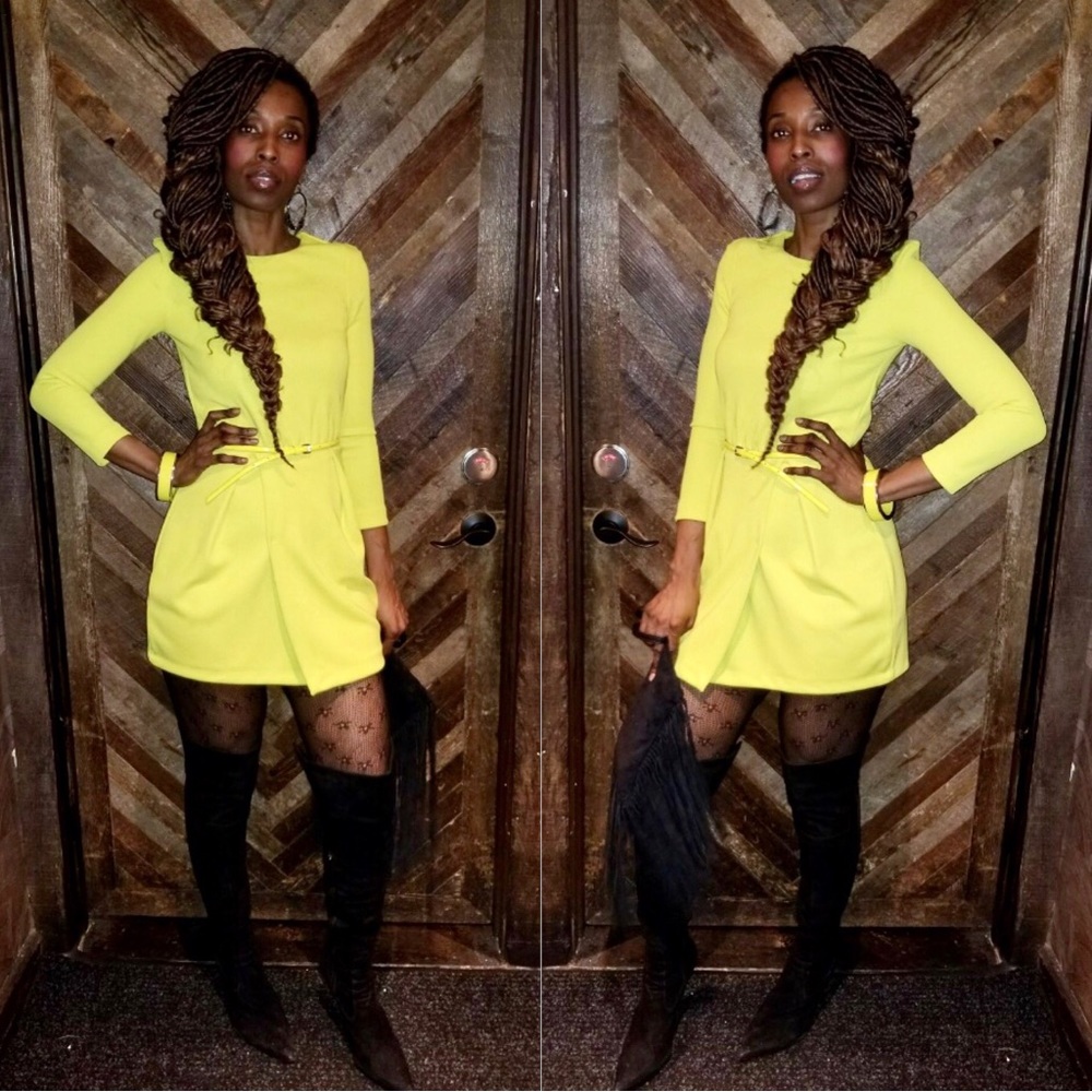H&M Neon Mini Dress